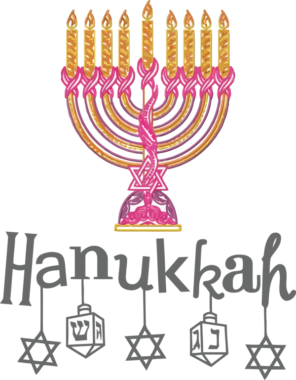 Transparent Hanukkah Candle Hanukkah Design for Happy Hanukkah for Hanukkah