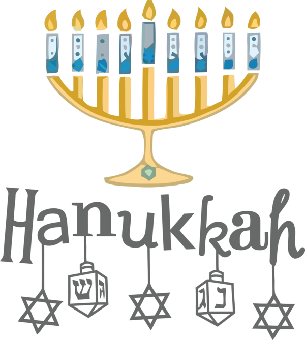 Transparent Hanukkah Hanukkah menorah Hanukkah Design for Happy Hanukkah for Hanukkah
