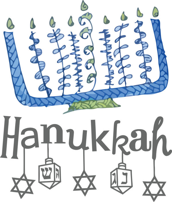 Transparent Hanukkah Hanukkah Hanukkah menorah Calligraphy for Happy Hanukkah for Hanukkah