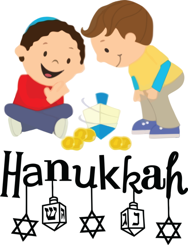 Transparent Hanukkah Hanukkah Jewish holiday Dreidel for Happy Hanukkah for Hanukkah