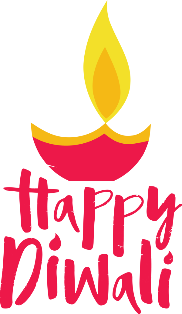 Transparent Diwali Logo Line Produce for Happy Diwali for Diwali