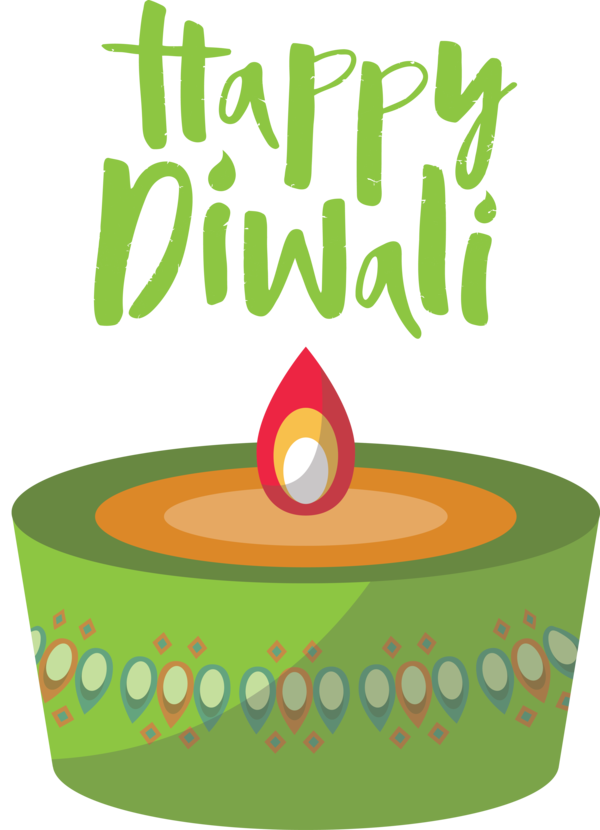 Transparent Diwali Cartoon Logo Green for Happy Diwali for Diwali