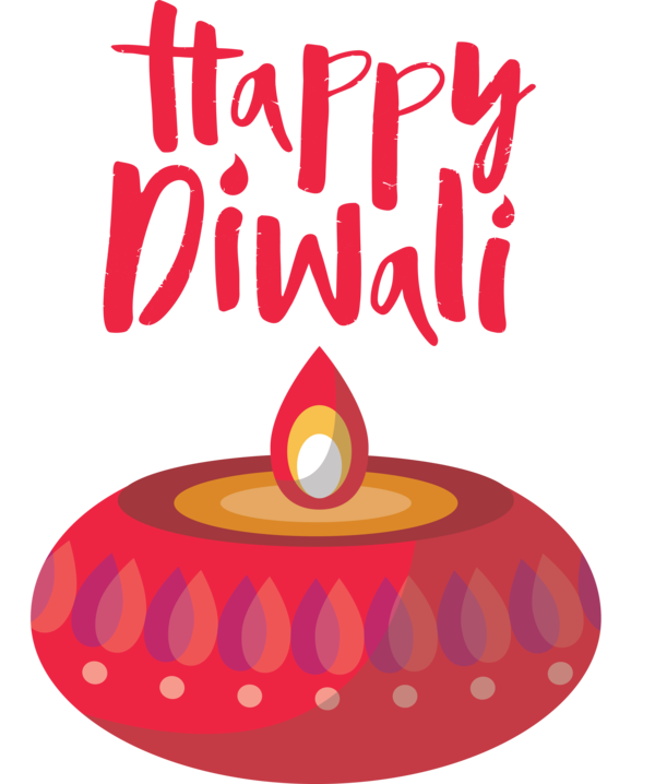 Transparent Diwali Cartoon Line Fruit for Happy Diwali for Diwali