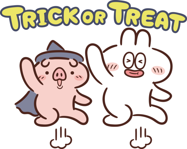 Transparent Halloween Snout Cartoon Happiness for Trick Or Treat for Halloween