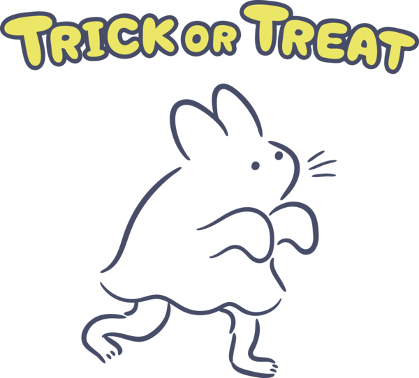 Transparent Halloween Cartoon Snout Line for Trick Or Treat for Halloween