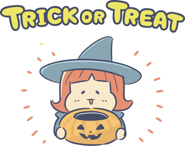 Transparent Halloween Cartoon Logo Hat for Trick Or Treat for Halloween