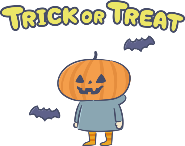 Transparent Halloween Cartoon Plant Pumpkin for Trick Or Treat for Halloween