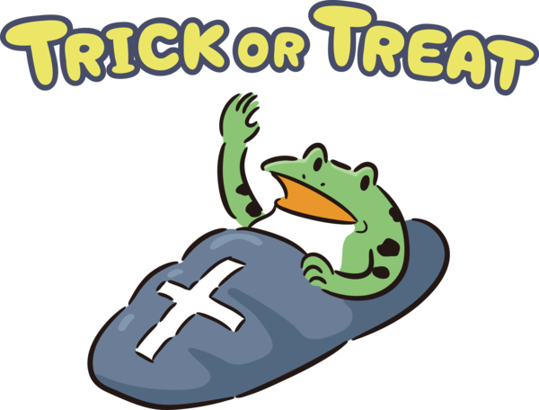 Transparent Halloween Reptiles Cartoon Logo for Trick Or Treat for Halloween