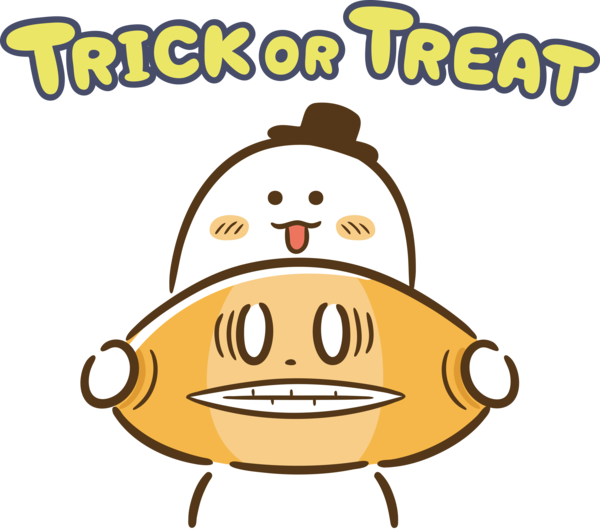 Transparent Halloween Smiley Icon Happiness for Trick Or Treat for Halloween