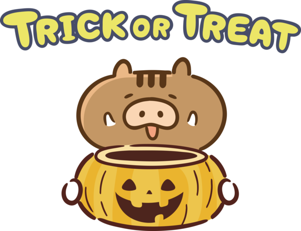 Transparent Halloween Emoticon Smiley Emoji for Trick Or Treat for Halloween