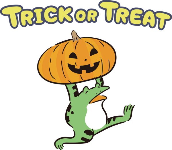 Transparent Halloween Cartoon Drawing Speech balloon for Trick Or Treat for Halloween