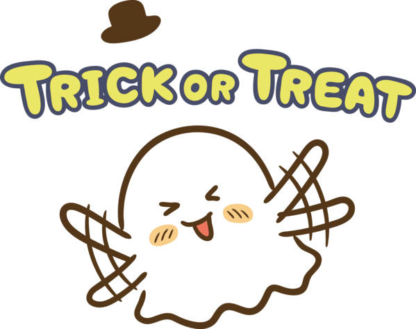 Transparent Halloween Cartoon Icon Emoji for Trick Or Treat for Halloween