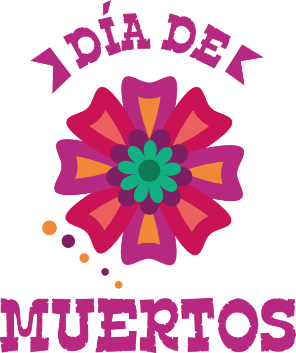 Transparent Day of the Dead Floral design Cut flowers Design for Día de Muertos for Day Of The Dead
