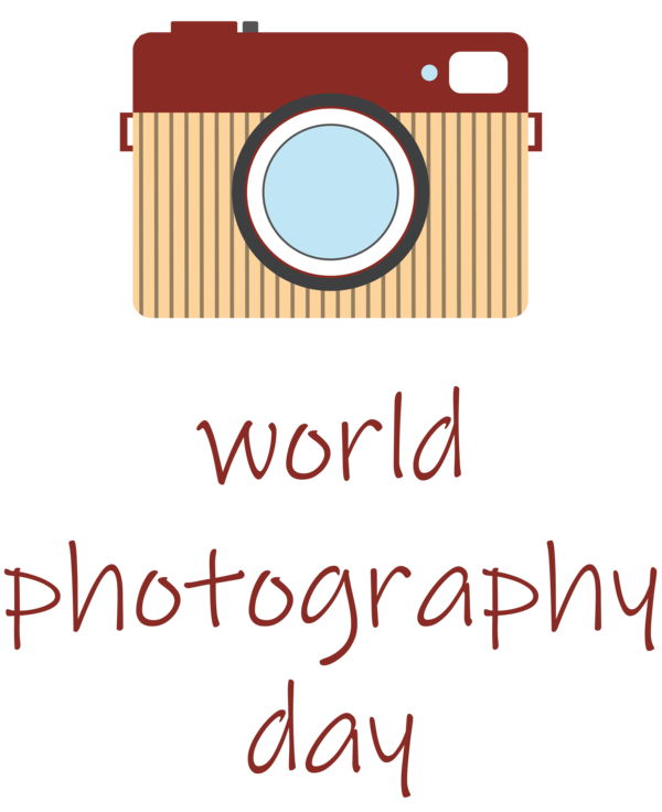Transparent World Photography Day Line Design Meter for Photography Day for World Photography Day