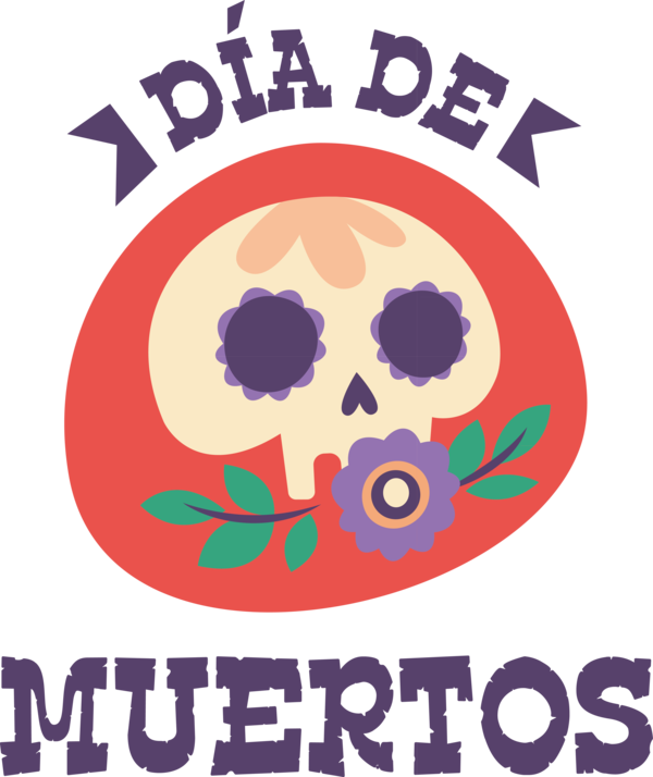 Transparent Day of the Dead Logo Cartoon Squirrels for Día de Muertos for Day Of The Dead