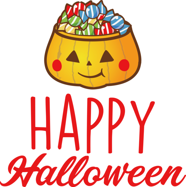 Transparent Halloween Happiness Smiley Line for Happy Halloween for Halloween