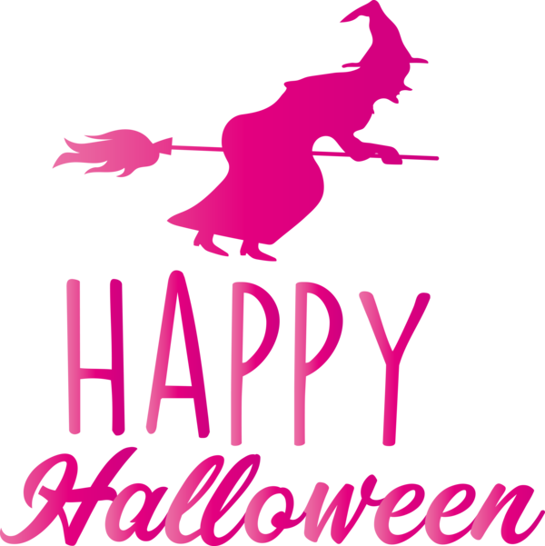 Transparent Halloween Logo Design Line for Happy Halloween for Halloween