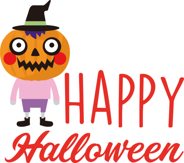 Transparent Halloween Cartoon Logo Produce for Happy Halloween for Halloween