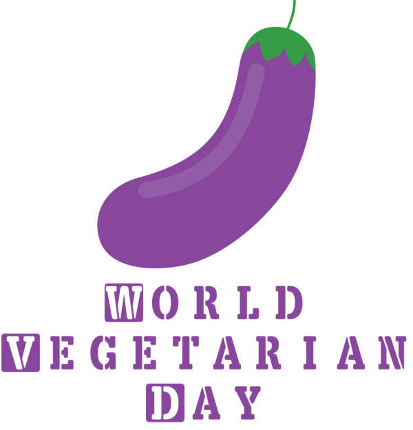 Transparent World Vegetarian Day Logo Line Produce for Vegetarian Day for World Vegetarian Day