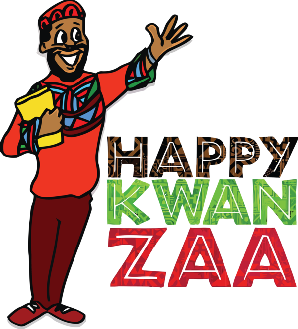 Transparent Kwanzaa Cartoon Logo Recreation for Happy Kwanzaa for Kwanzaa
