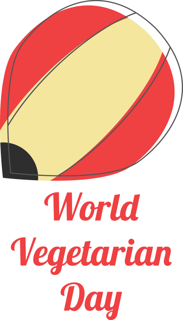 Transparent World Vegetarian Day Logo Line Shoe for Vegetarian Day for World Vegetarian Day