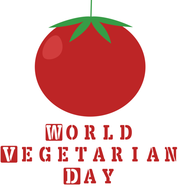Transparent World Vegetarian Day Logo Christmas Ornament M Tree for Vegetarian Day for World Vegetarian Day
