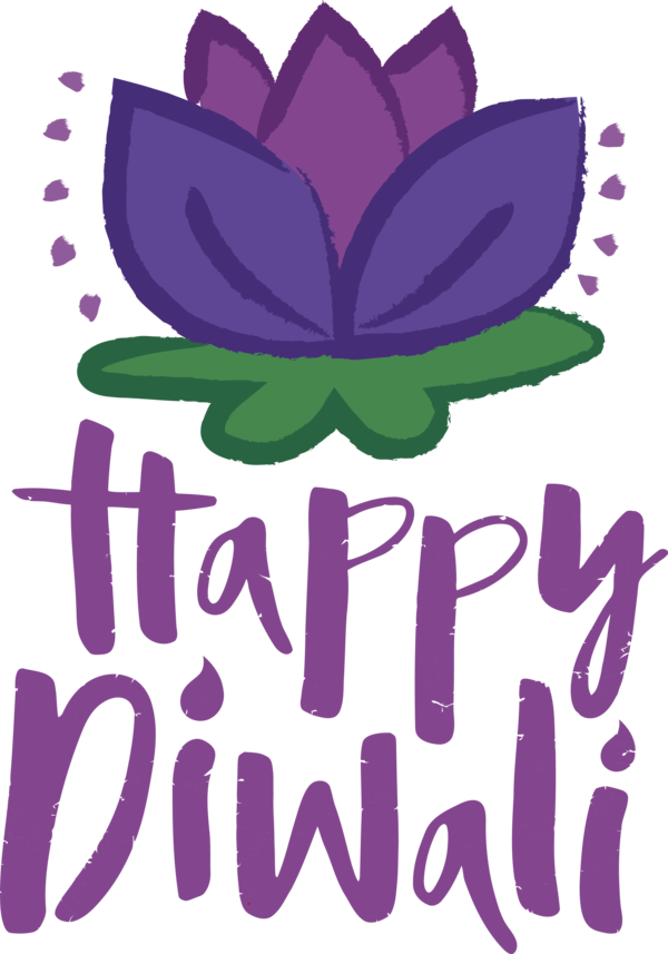 Transparent Diwali Flower Design Logo for Happy Diwali for Diwali