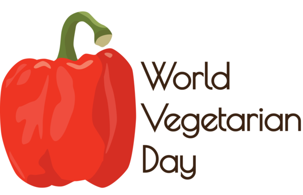 Transparent World Vegetarian Day Natural food Logo for Vegetarian Day for World Vegetarian Day
