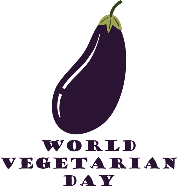 Transparent World Vegetarian Day Logo Plant Fruit for Vegetarian Day for World Vegetarian Day
