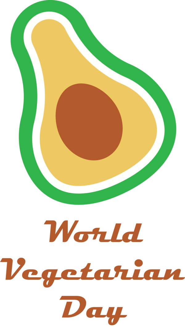 Transparent World Vegetarian Day Logo Produce Line for Vegetarian Day for World Vegetarian Day