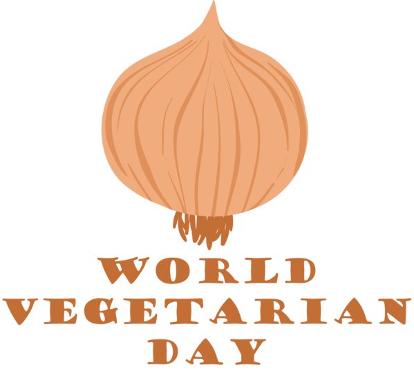 Transparent World Vegetarian Day Logo Produce Meter for Vegetarian Day for World Vegetarian Day