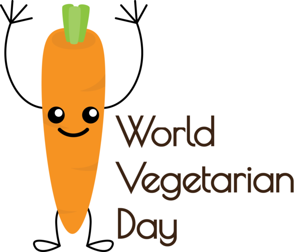 Transparent World Vegetarian Day Logo Cartoon Commodity for Vegetarian Day for World Vegetarian Day