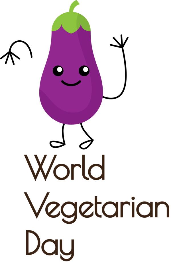 Transparent World Vegetarian Day Cartoon Line Flower for Vegetarian Day for World Vegetarian Day