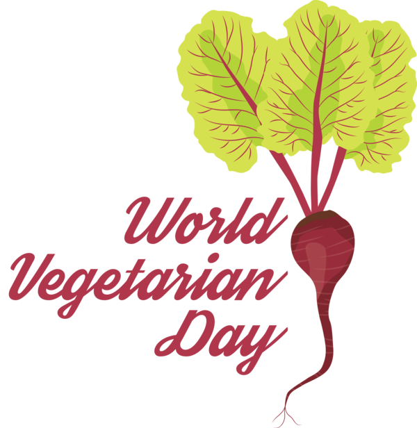 Transparent World Vegetarian Day Leaf Plant stem Flower for Vegetarian Day for World Vegetarian Day