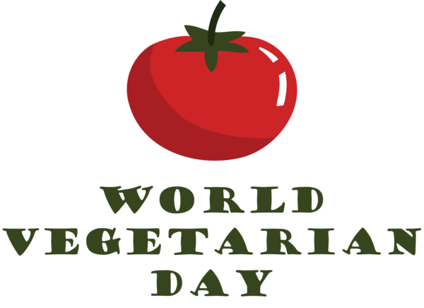 Transparent World Vegetarian Day Natural food Tomato Superfood for Vegetarian Day for World Vegetarian Day