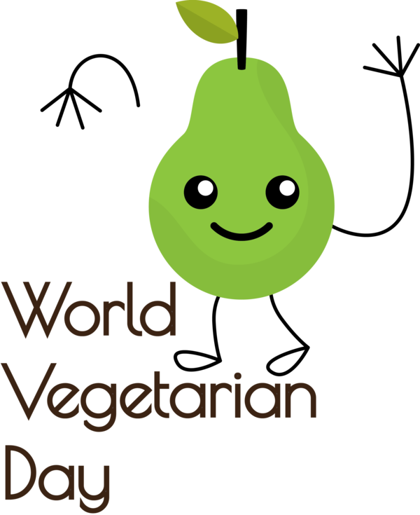 Transparent World Vegetarian Day Leaf Frogs Cartoon for Vegetarian Day for World Vegetarian Day