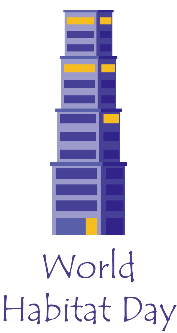 Transparent World Habitat Day Font Line Diagram for Habitat Day for World Habitat Day