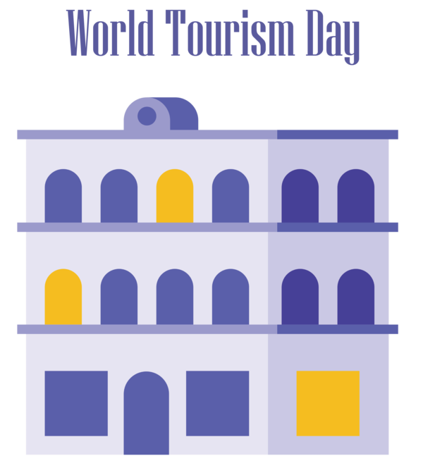 Transparent World Tourism Day Business Organization Customer for Tourism Day for World Tourism Day