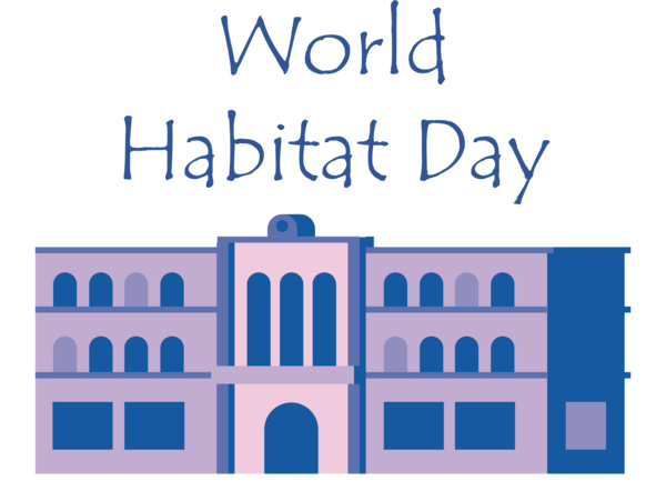 Transparent World Habitat Day Organization Icon for Habitat Day for World Habitat Day