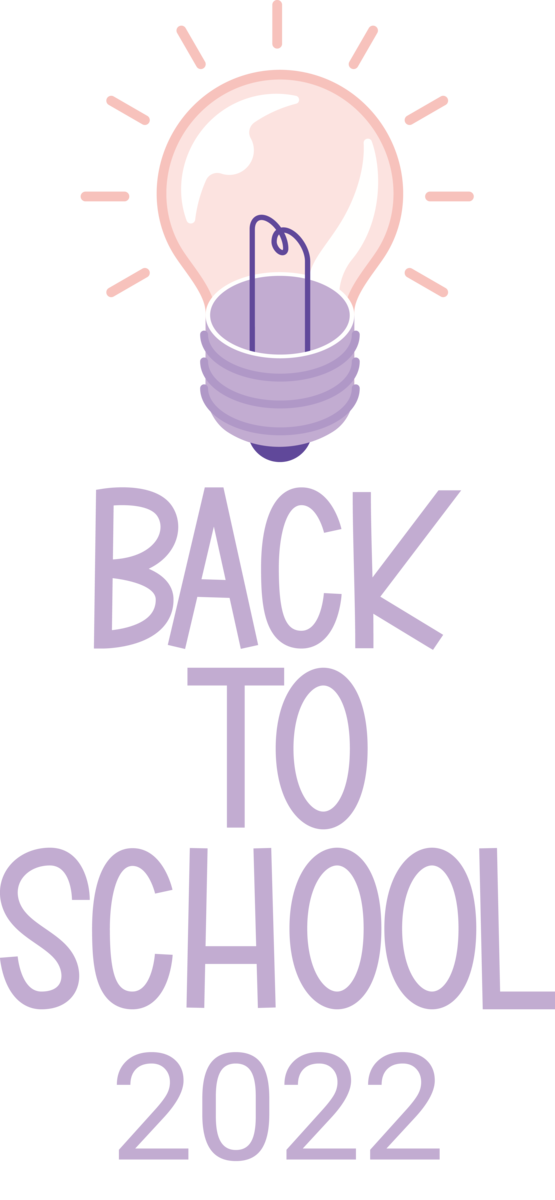 Transparent Back to School Logo Design Lavender for Welcome Back to School for Back To School