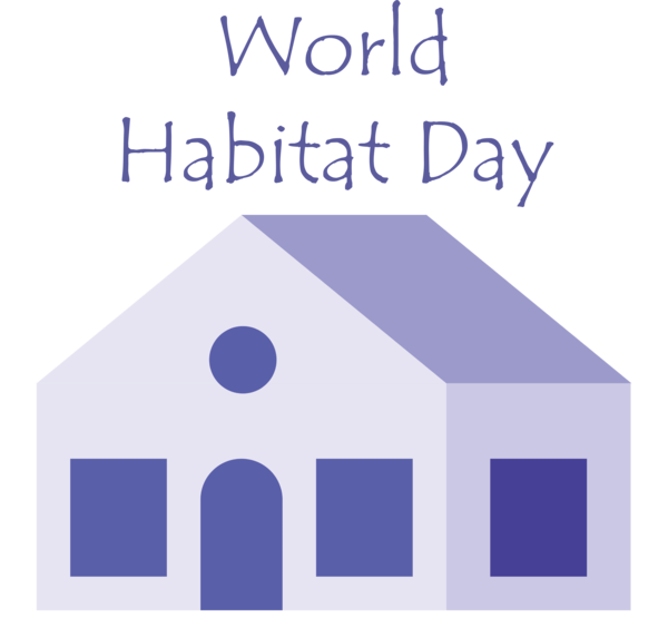 Transparent World Habitat Day Logo Design Diagram for Habitat Day for World Habitat Day