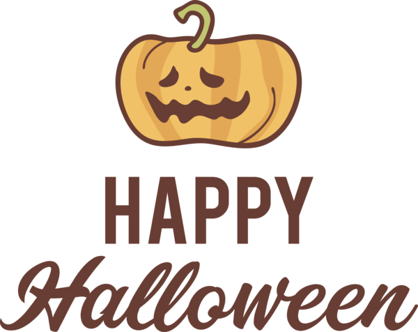 Transparent Halloween Logo Cartoon Produce for Happy Halloween for Halloween