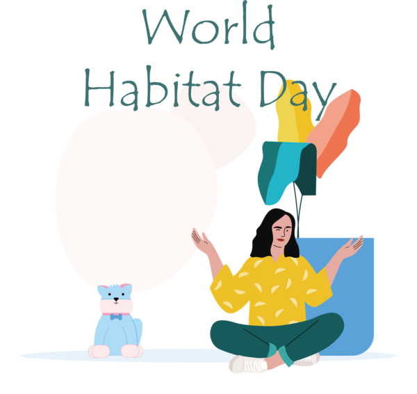 Transparent World Habitat Day Cartoon Birds Flightless bird for Habitat Day for World Habitat Day