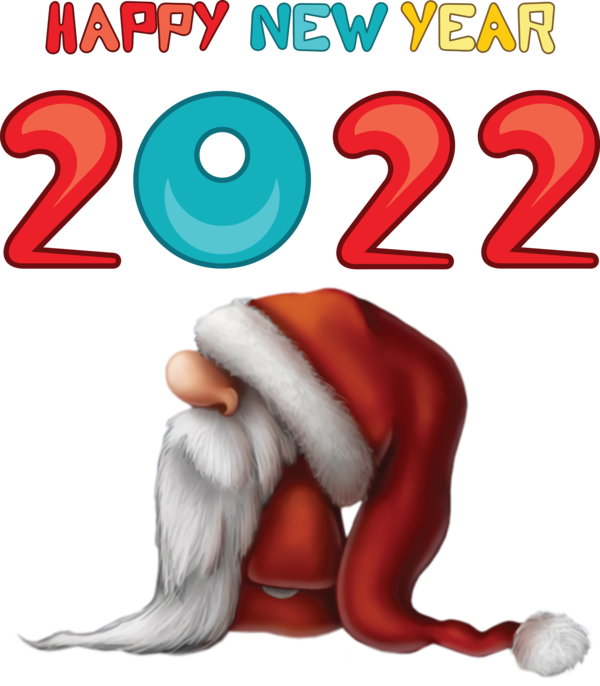 Transparent New Year Cartoon Joint Line for Happy New Year 2022 for New Year