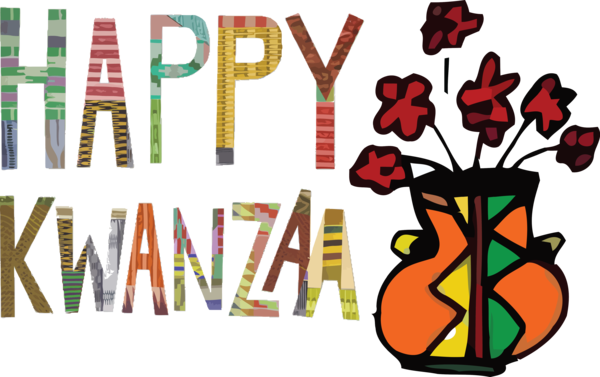 Transparent Kwanzaa Design Line Behavior for Happy Kwanzaa for Kwanzaa