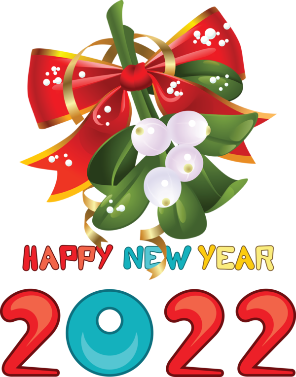 Transparent New Year New Year Christmas Day Christmas decoration for Happy New Year 2022 for New Year
