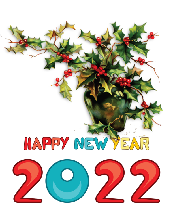 Transparent New Year Krampus Christmas Day Bauble for Happy New Year 2022 for New Year
