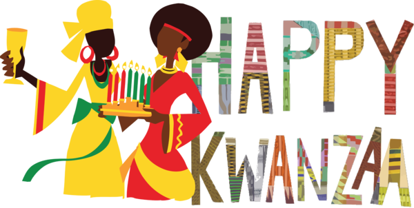 Transparent Kwanzaa Design Cartoon Line for Happy Kwanzaa for Kwanzaa