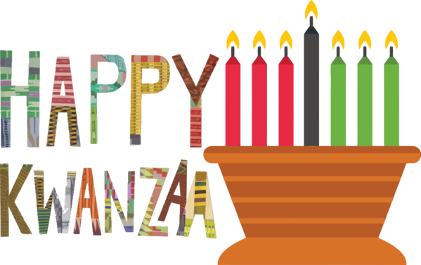Transparent Kwanzaa Design Line Meter for Happy Kwanzaa for Kwanzaa