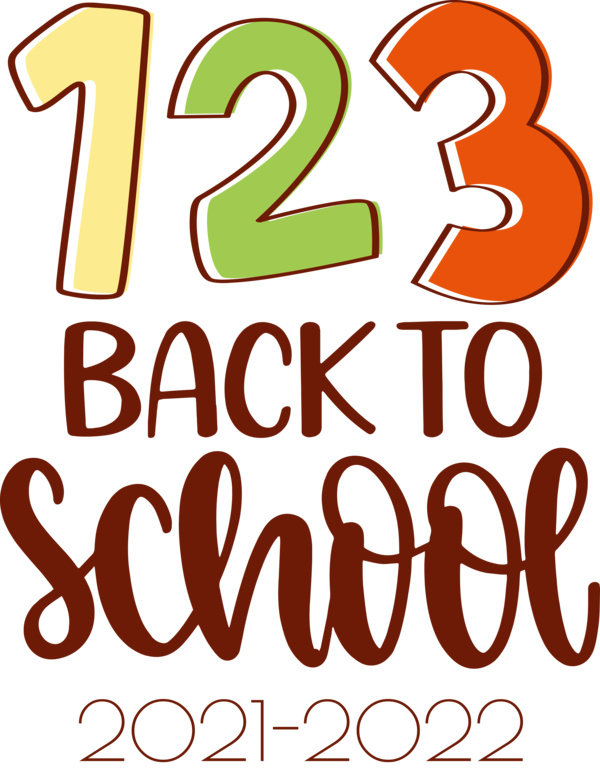 Transparent Back to School Logo Produce Design for Welcome Back to School for Back To School